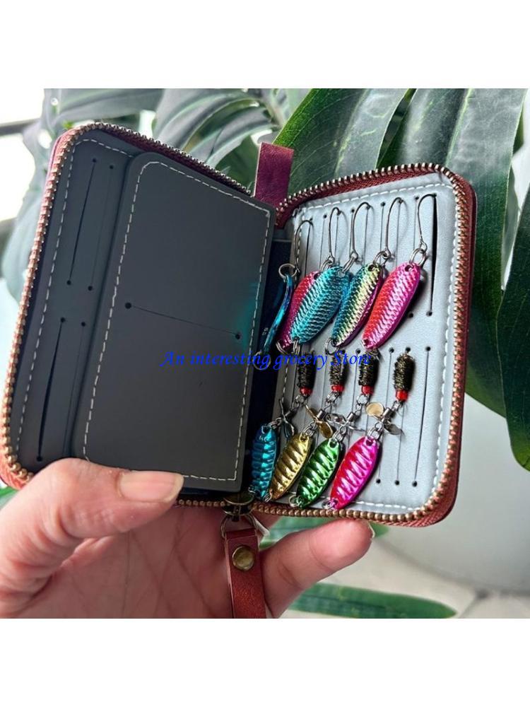 Fishing Bag Waterproof - 652D Small Spoon Baits Wallet Portable