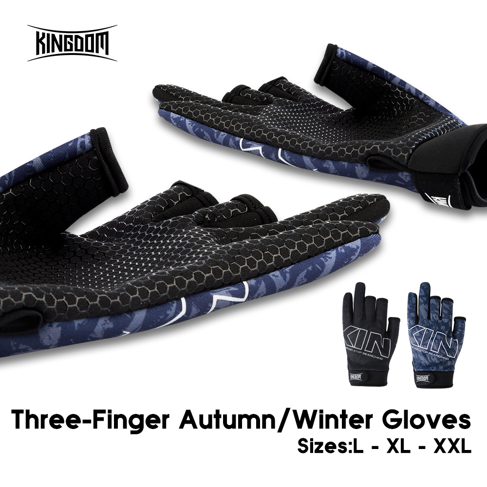 Fishing Gloves - Kingdom Warm Winter Fishing Gloves Men