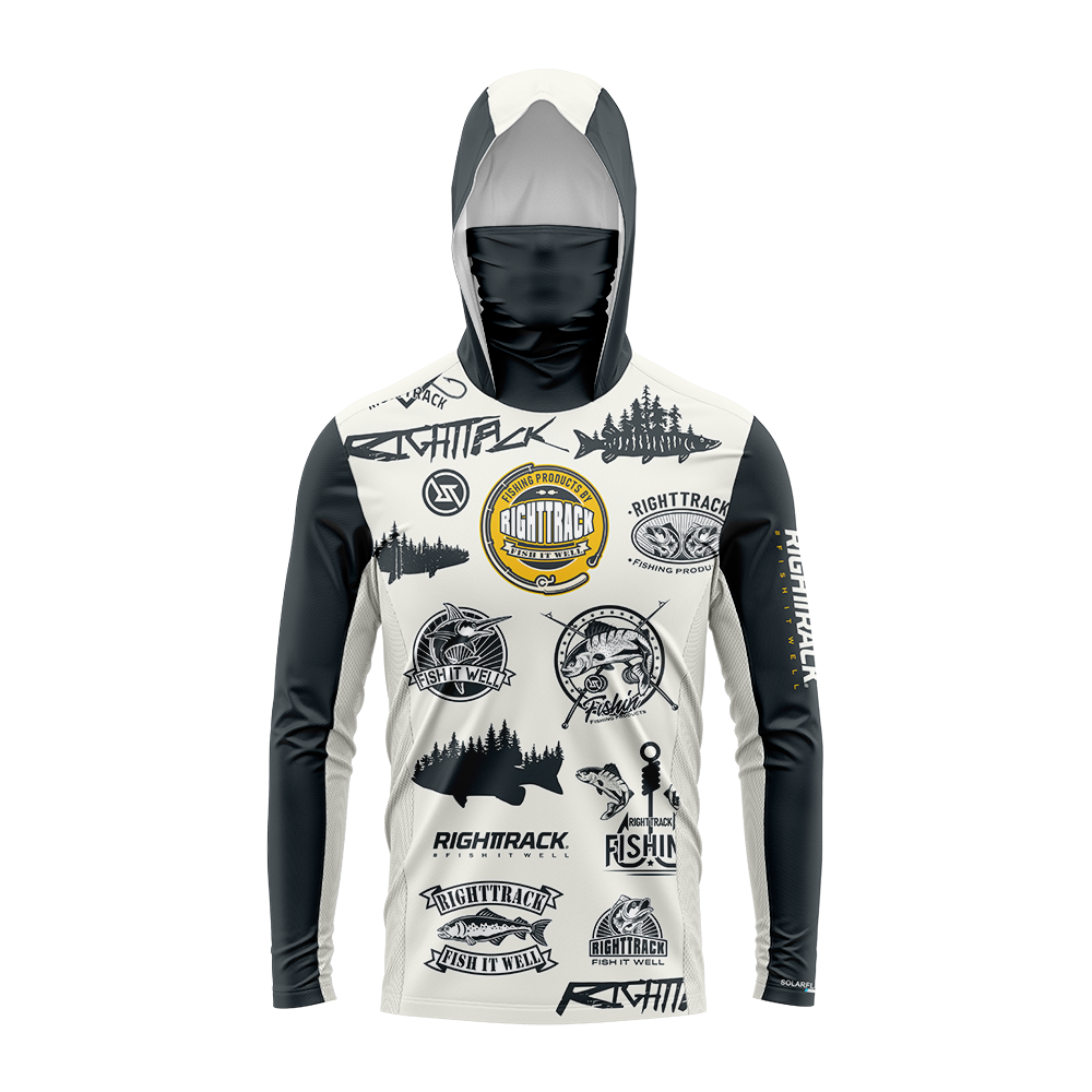 Fishing Rain Suit - Men's UV Mask Hooded Performance Fishing