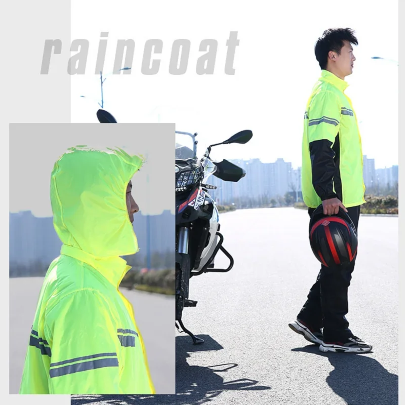 Motorcycle Split Raincoat Rain - огляд і ціна Fishing Rain Suit
