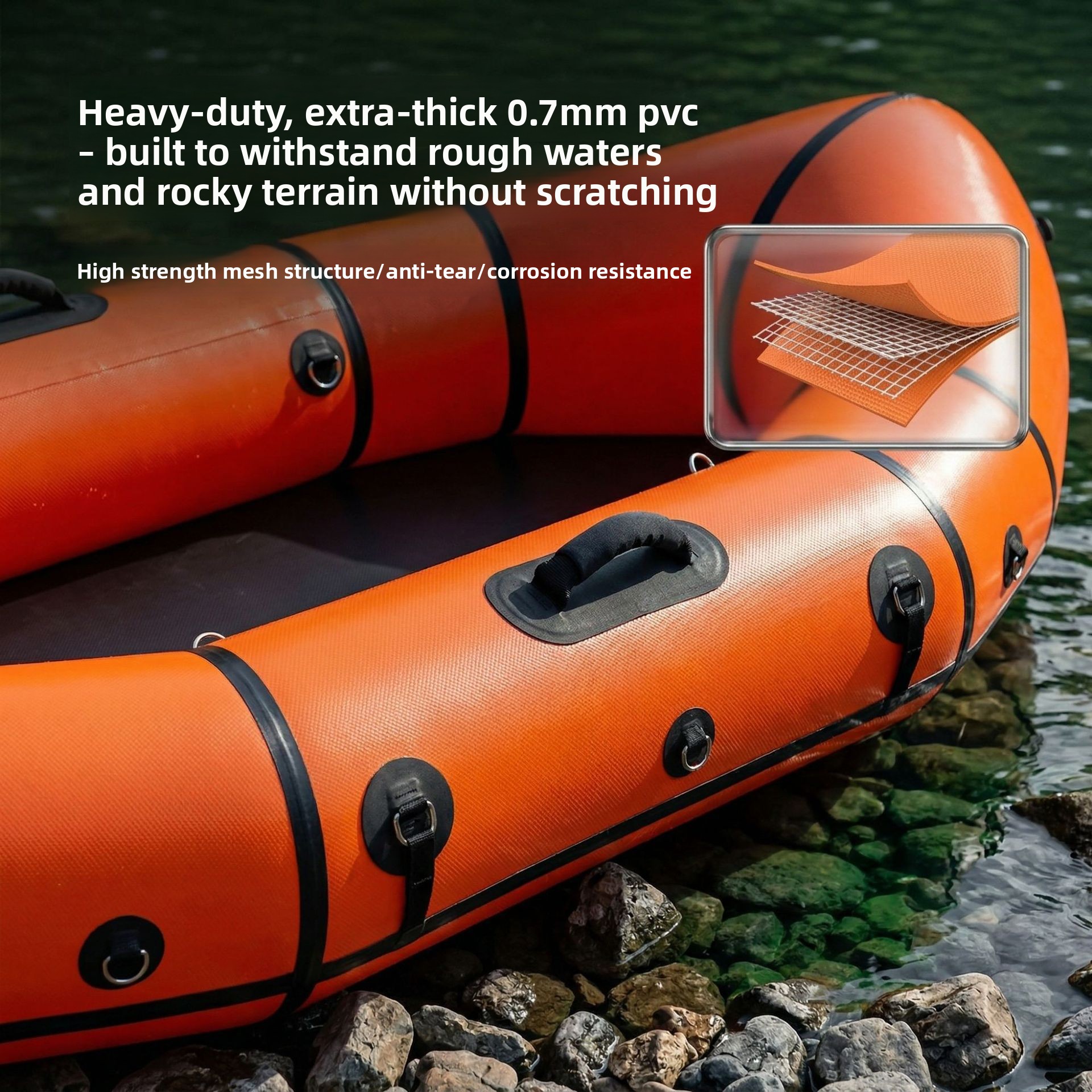 Inflatable Backpack Boat Singl - огляд і ціна Fishing Backpack
