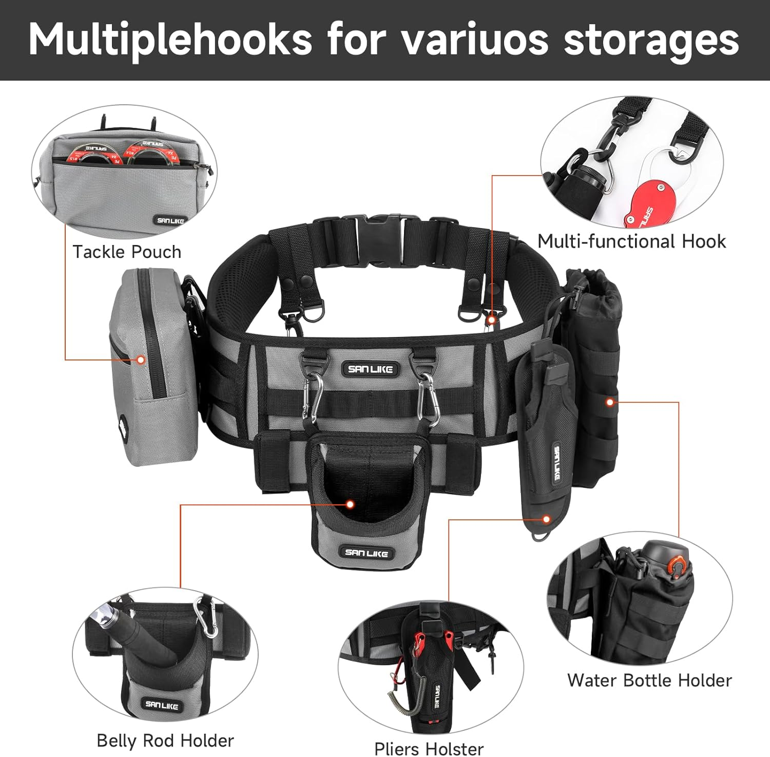 SANLIKE Fishing Belt Rod Holde - огляд і ціна Fishing Belt