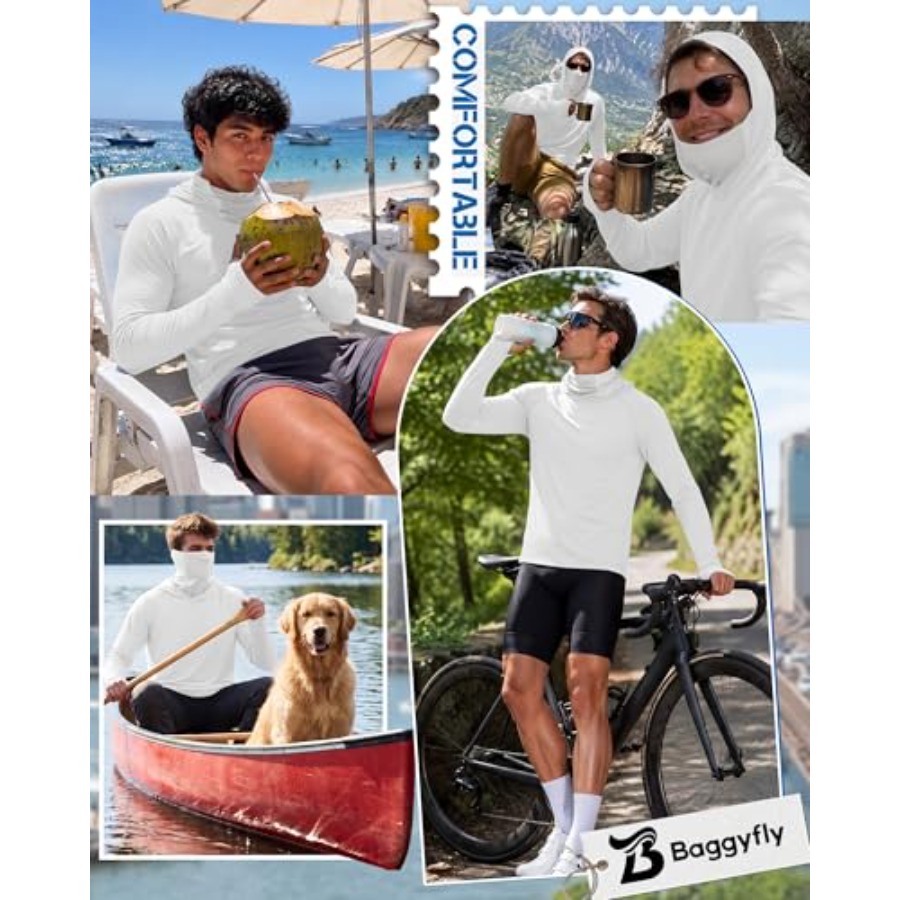 Men's UPF 50+ Sun Protection H - огляд і ціна Fishing Mask Sun Protection