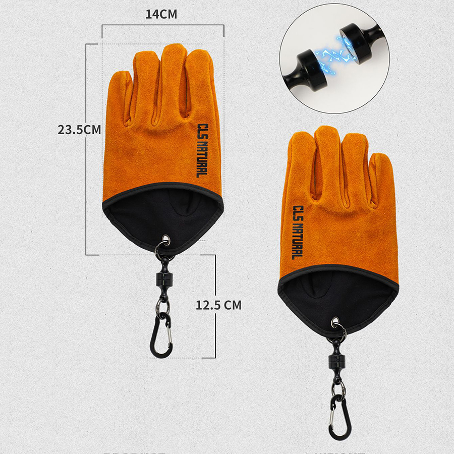 Heat Resistant BBQ Gloves Cowh - огляд і ціна Fishing Gloves