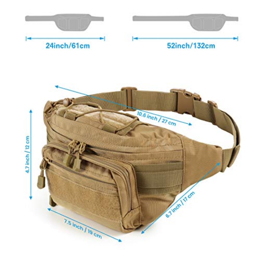 Tactical Fanny Pack, Military  - огляд і ціна Fishing Belt