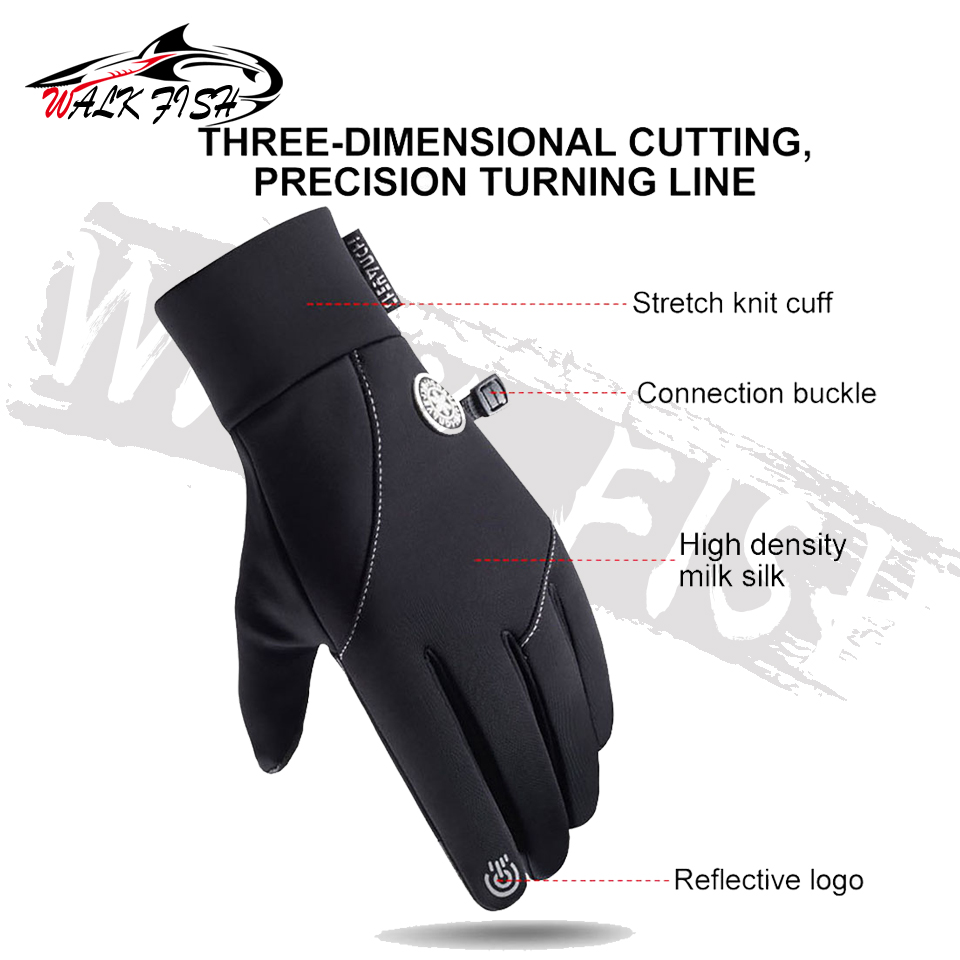 WALK FISH Winter Anti-slip Fis - огляд і ціна Fishing Gloves