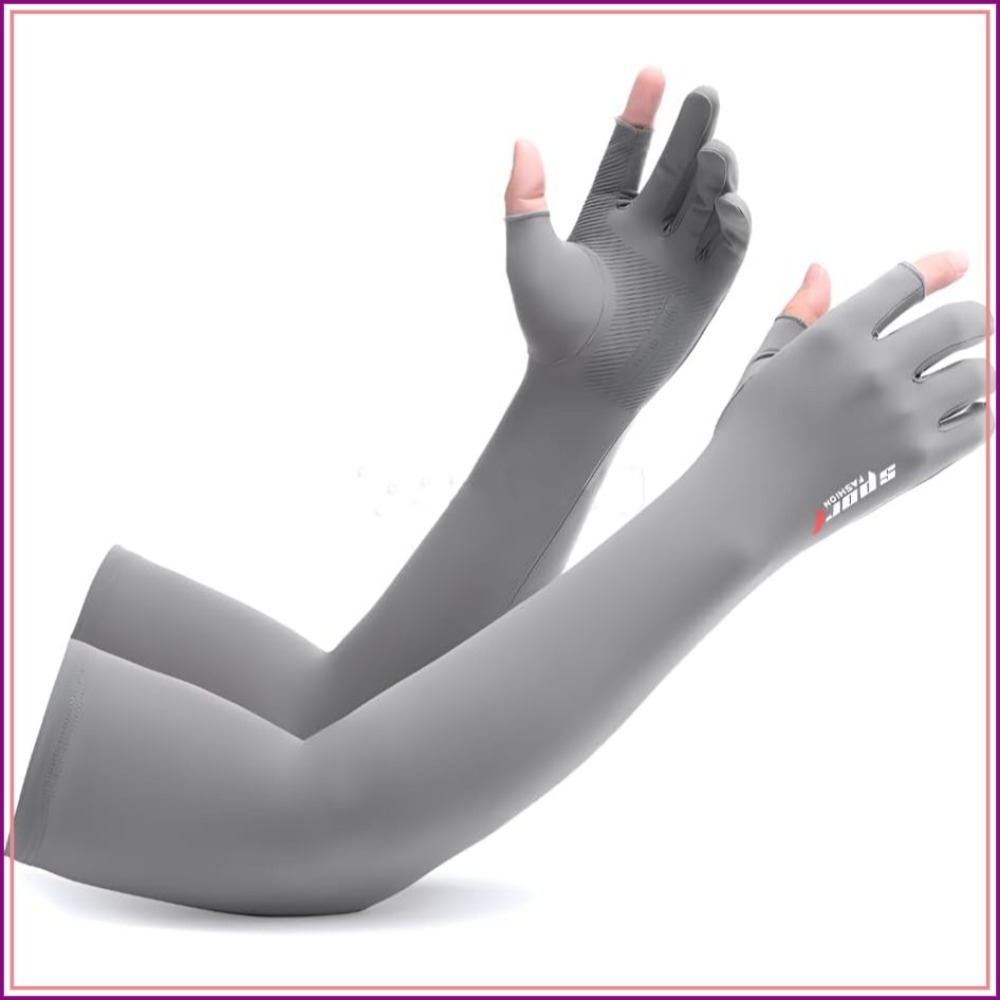 UV Protection Armsleeves with  - огляд і ціна Fishing Gloves