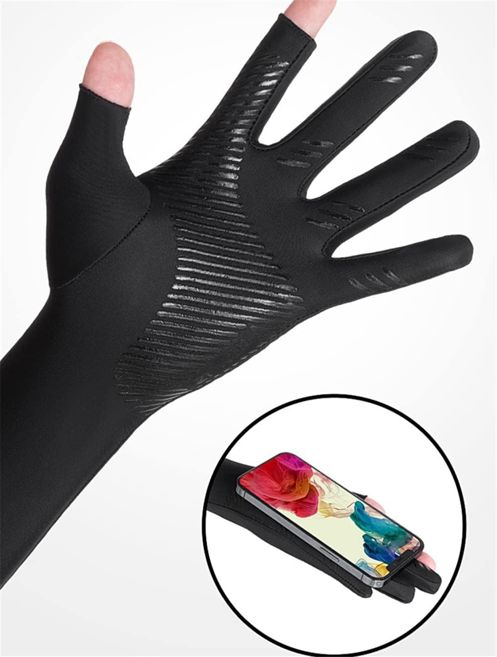 UV Protection Armsleeves with  - огляд і ціна Fishing Gloves