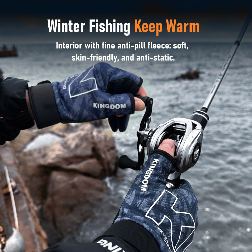 Kingdom Warm Winter Fishing Gl - огляд і ціна Fishing Gloves