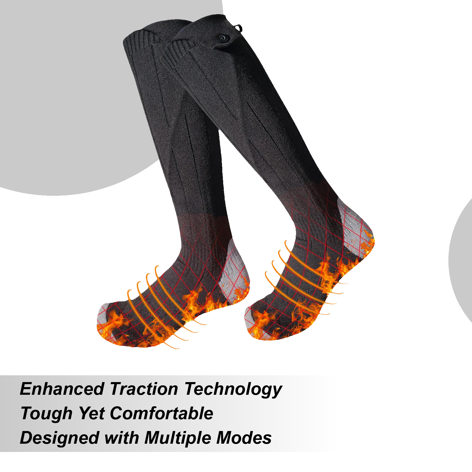 Heated Socks for Men Cordless  - огляд і ціна Fishing Socks