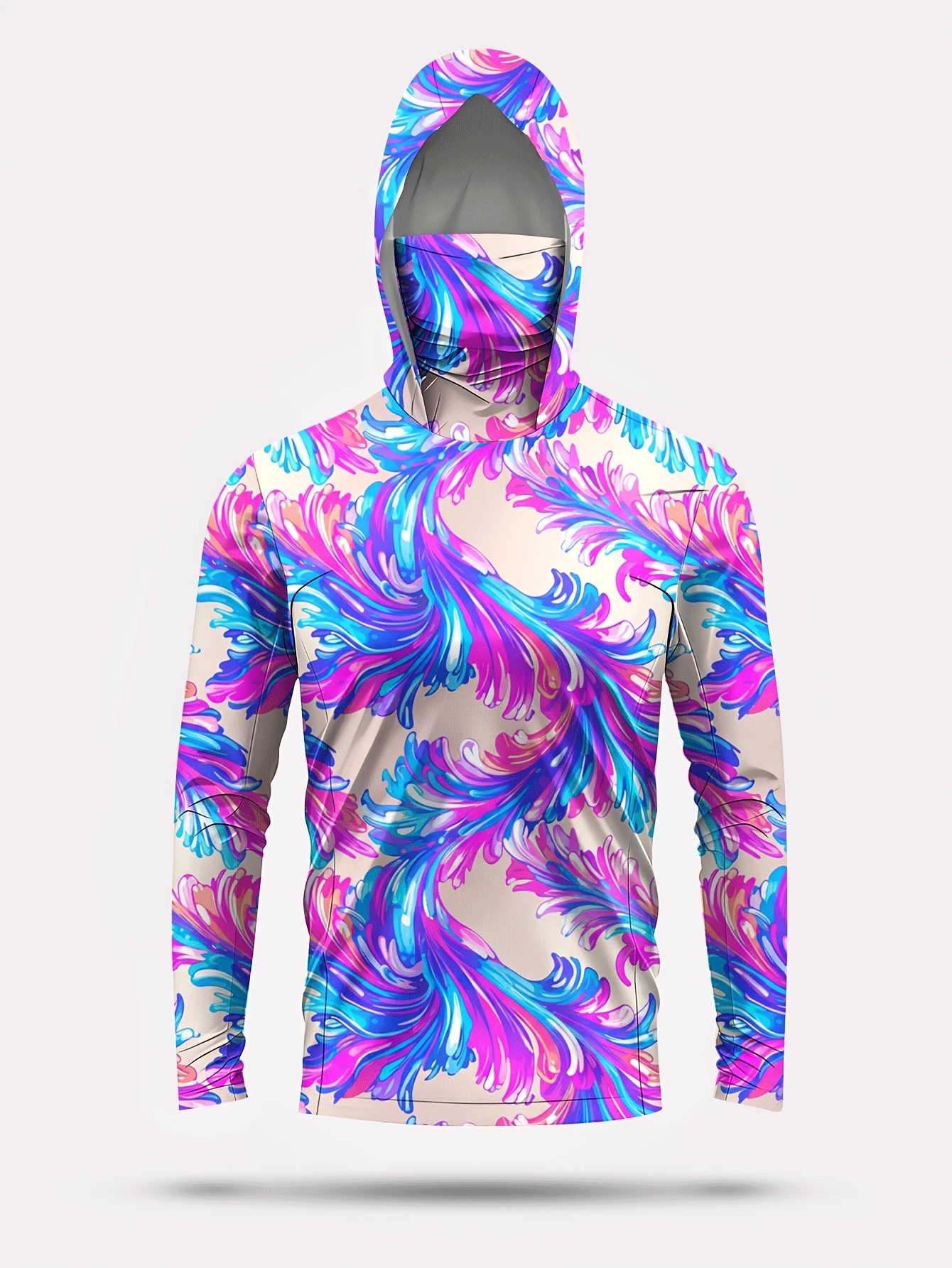 Men Hood Fishing Shirt long sl - огляд і ціна Fishing Shirt Uv Protection