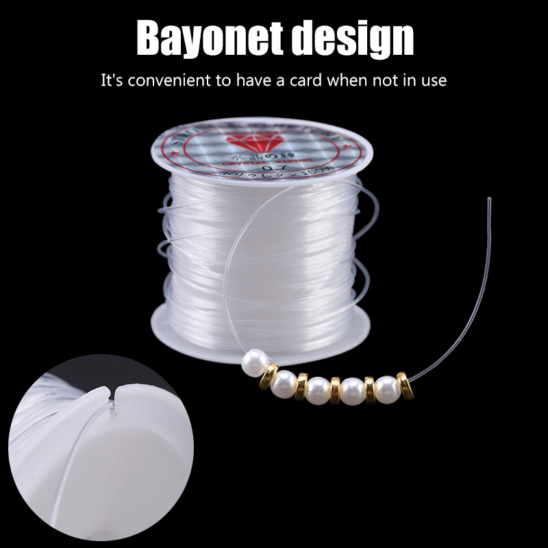 100M Plastic Crystal DIY Beadi - огляд і ціна Fishing Belt