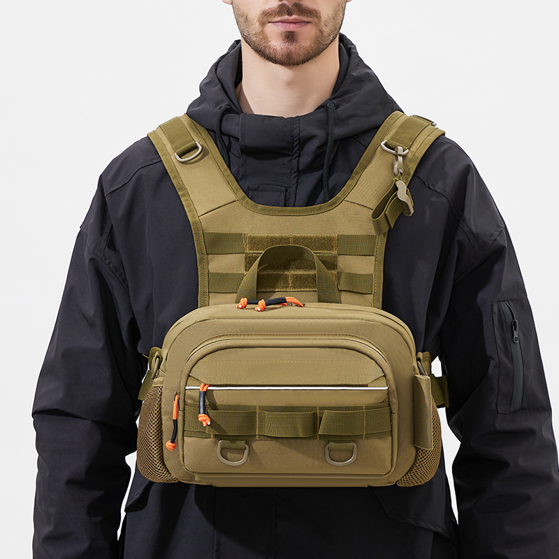 Men Chest Bag Tactical Fishing - огляд і ціна Fishing Vest