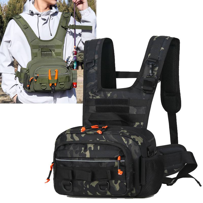 Men Chest Bag Tactical Fishing - огляд і ціна Fishing Vest