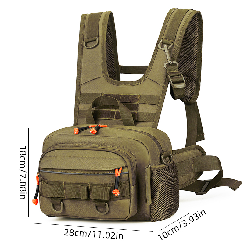 Men Chest Bag Tactical Fishing - огляд і ціна Fishing Vest